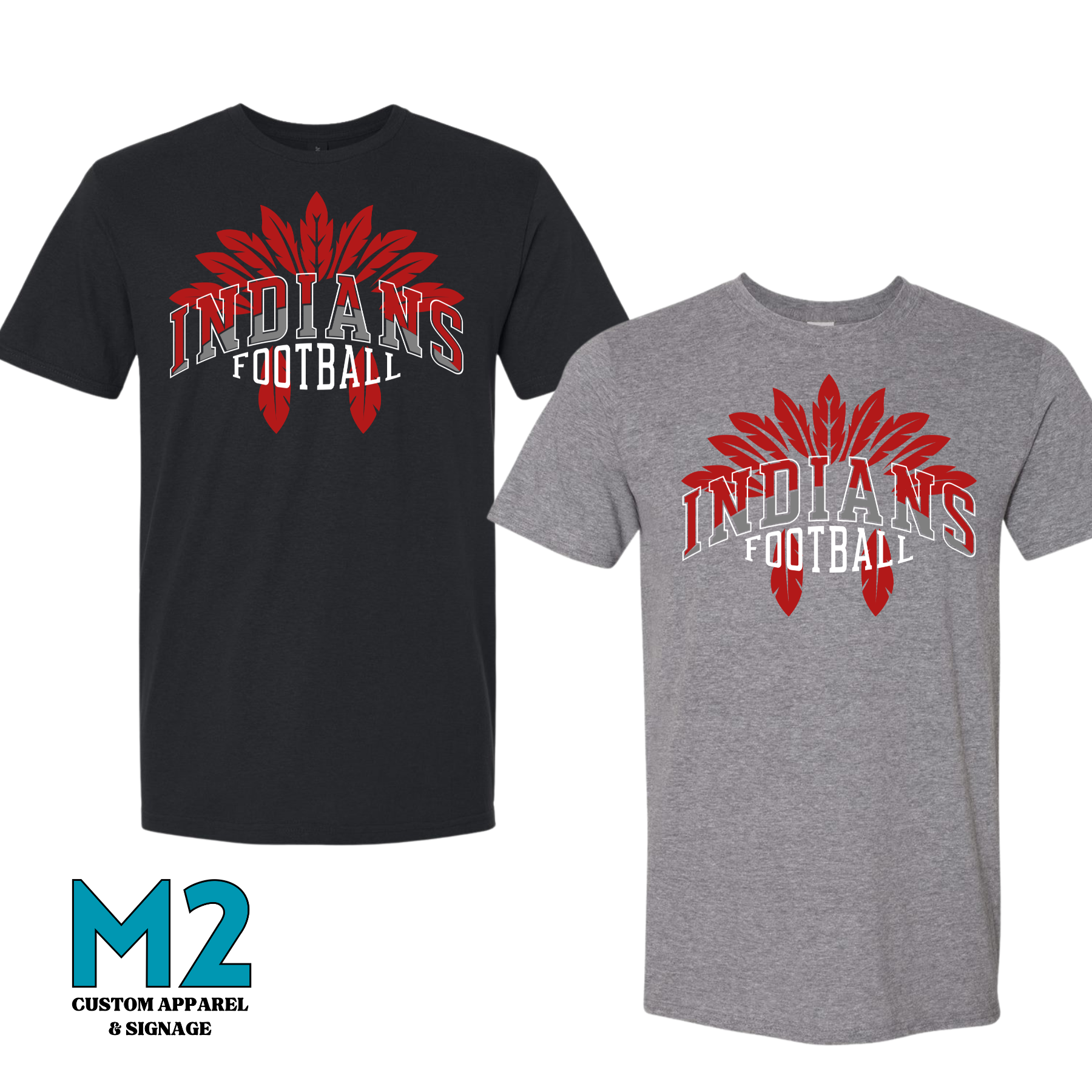 Victory Feather Football Tee