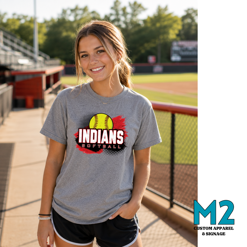 Indians Softball Tee