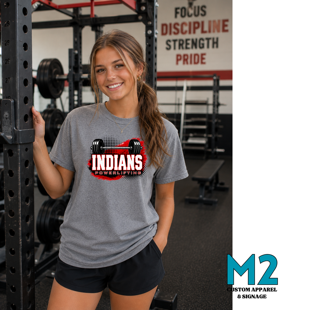 Indians Powerlifting Tee