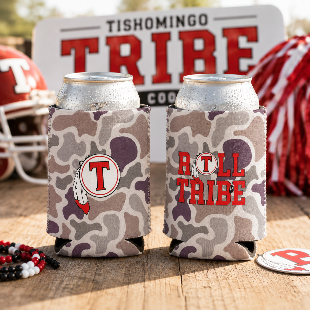Roll Tribe Duck Camo Koozie
