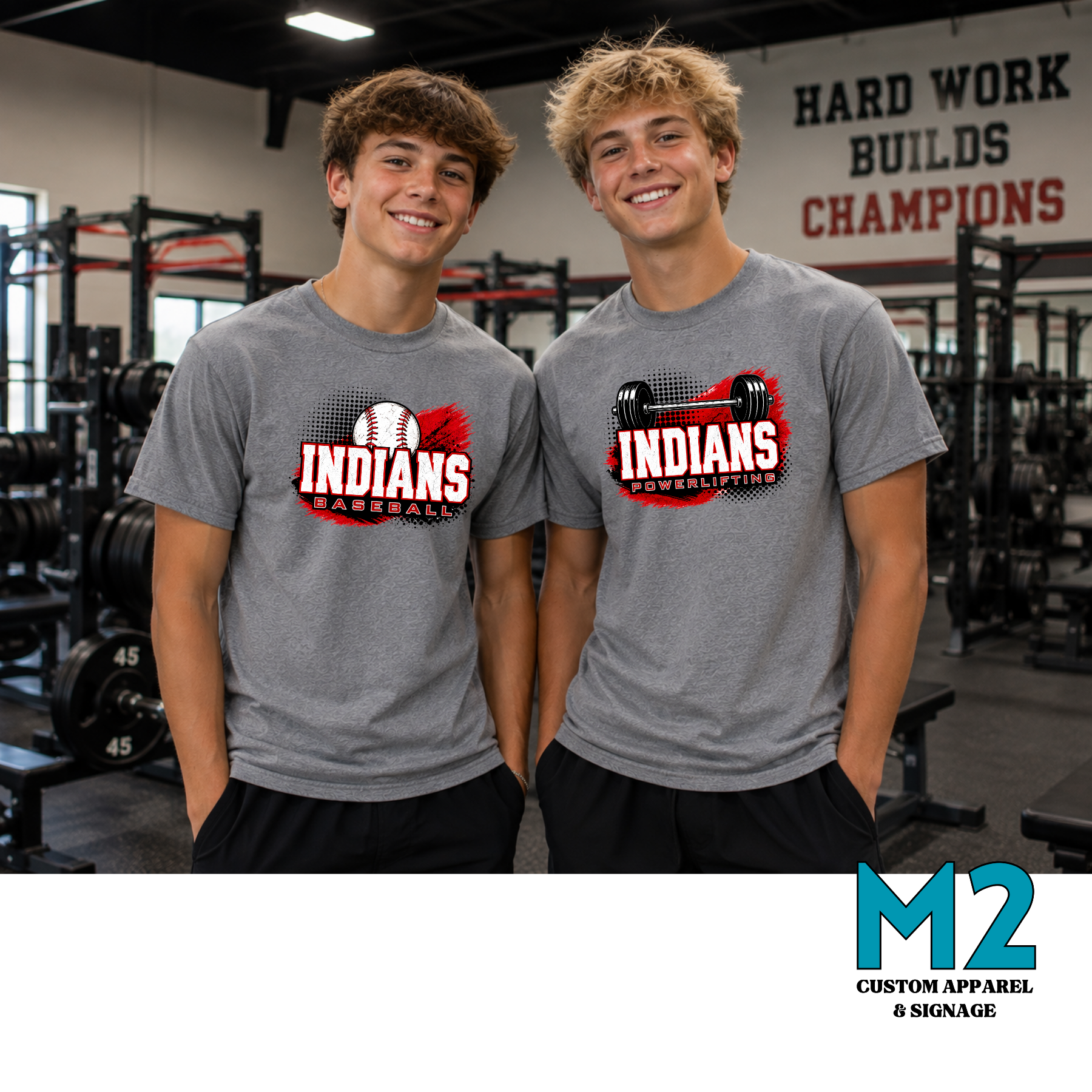 Indians Powerlifting Tee